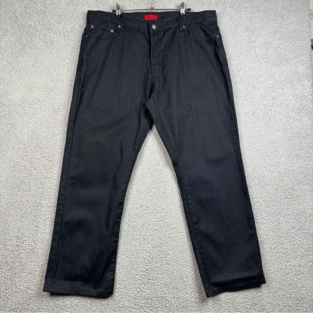 Alfani Jeans Mens Size 38x30 Blue Dark Wash Slim Straight Leg VTG 100% Cotton